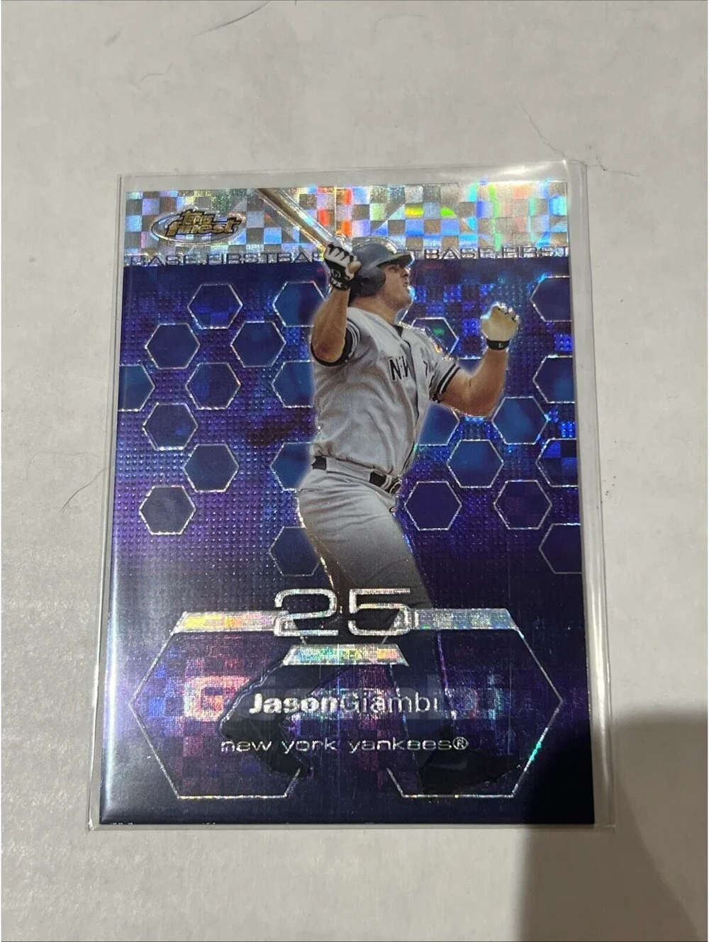 2003 Finest Jason Giambi X-Fractor #30 /99